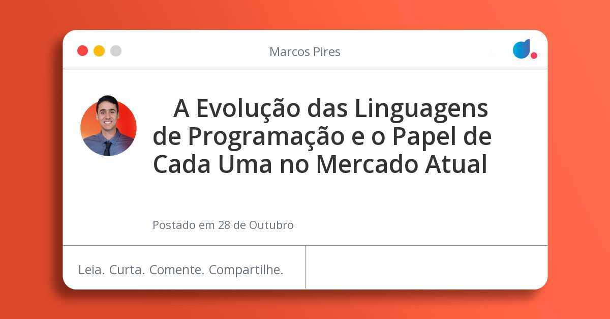 🚀 A Evolução das Linguagens de Programação e o Papel de Cada Uma no ...