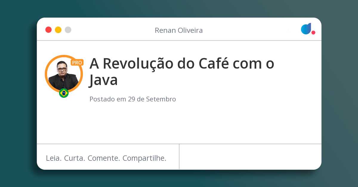 A Revolução do Café com o Java