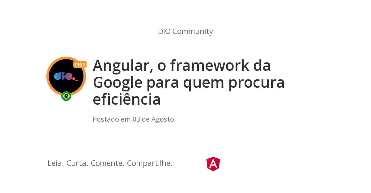 Angular, o framework da Google para quem procura eficiência