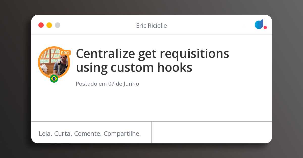 Centralize get requisitions using custom hooks