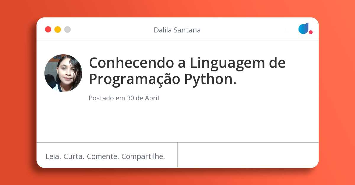 Conhecendo a Linguagem de Programação Python.