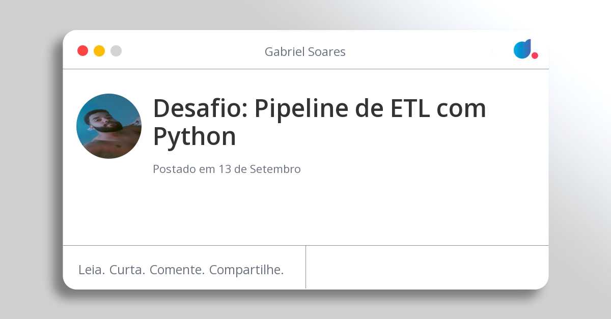 Desafio: Pipeline de ETL com Python