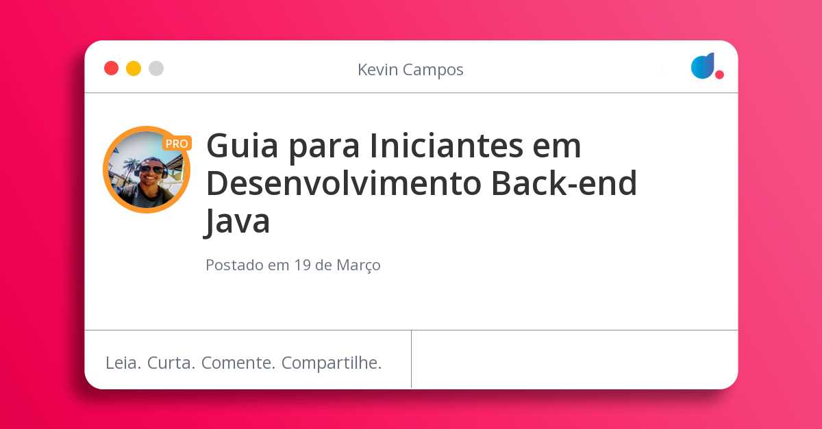 Guia para Iniciantes em Desenvolvimento Back-end Java