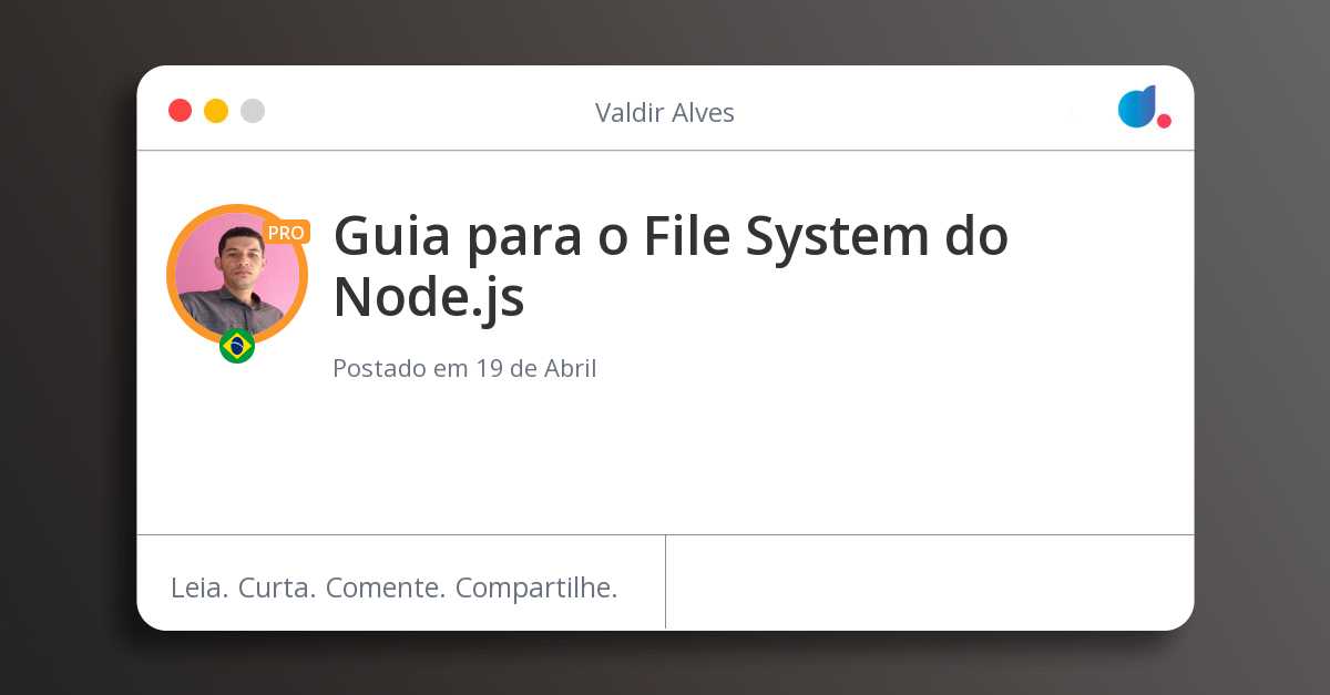 Guia para o File System do Node.js