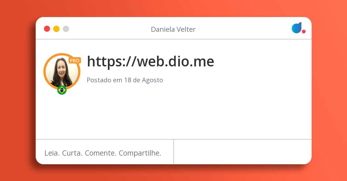 https//web.dio.me
