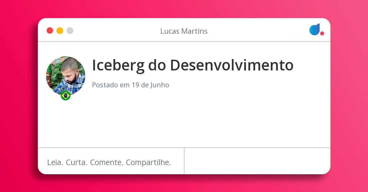 Iceberg do Desenvolvimento