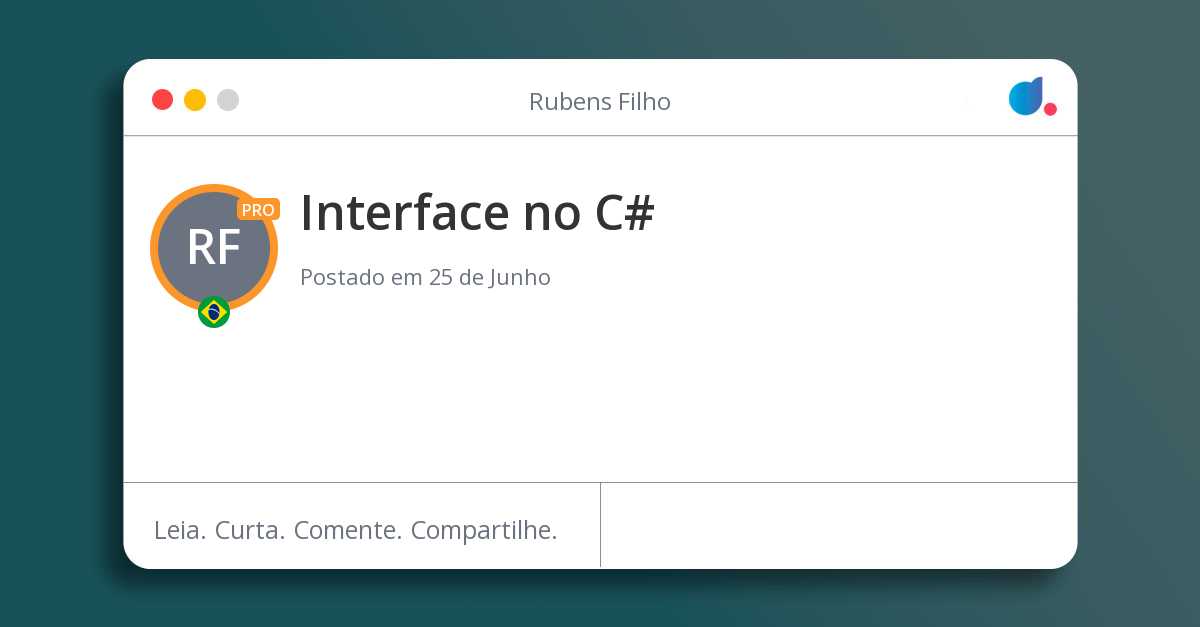 Interface no C