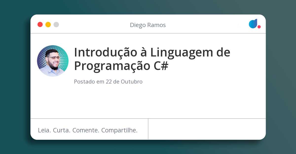 Introdução à Linguagem de Programação C#