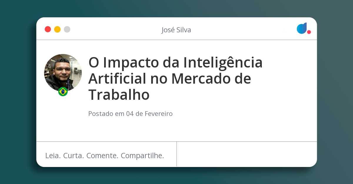 O Impacto Da Inteligência Artificial No Mercado De Trabalho