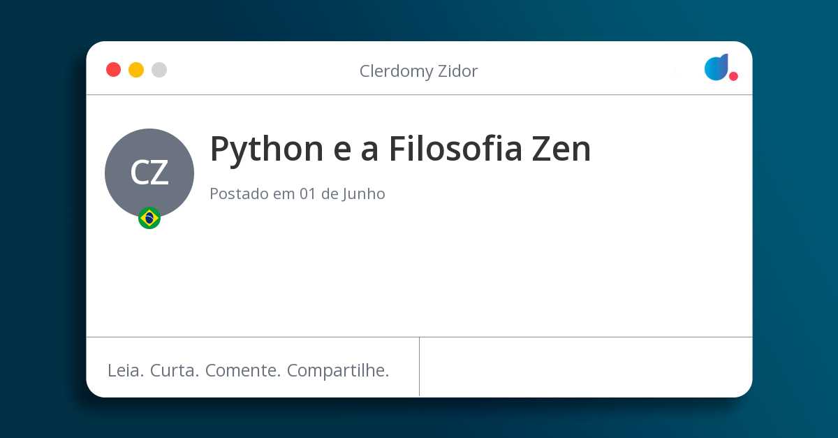 Python e a Filosofia Zen