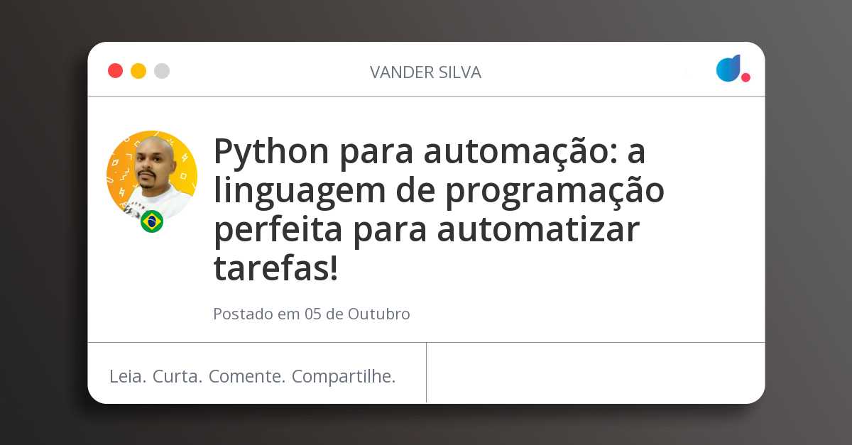 Python para automação: a linguagem de programação perfeita para ...