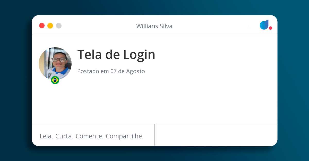 Tela de Login