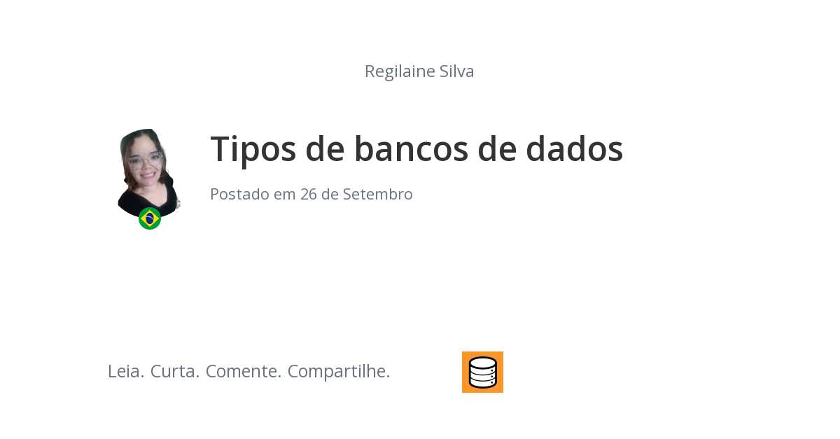 Tipos de bancos de dados