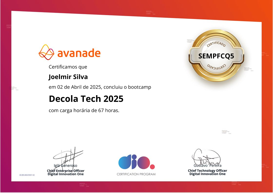 Joelmir Silva - Software Developer | Front-end | JavaScript | ReactJS ...